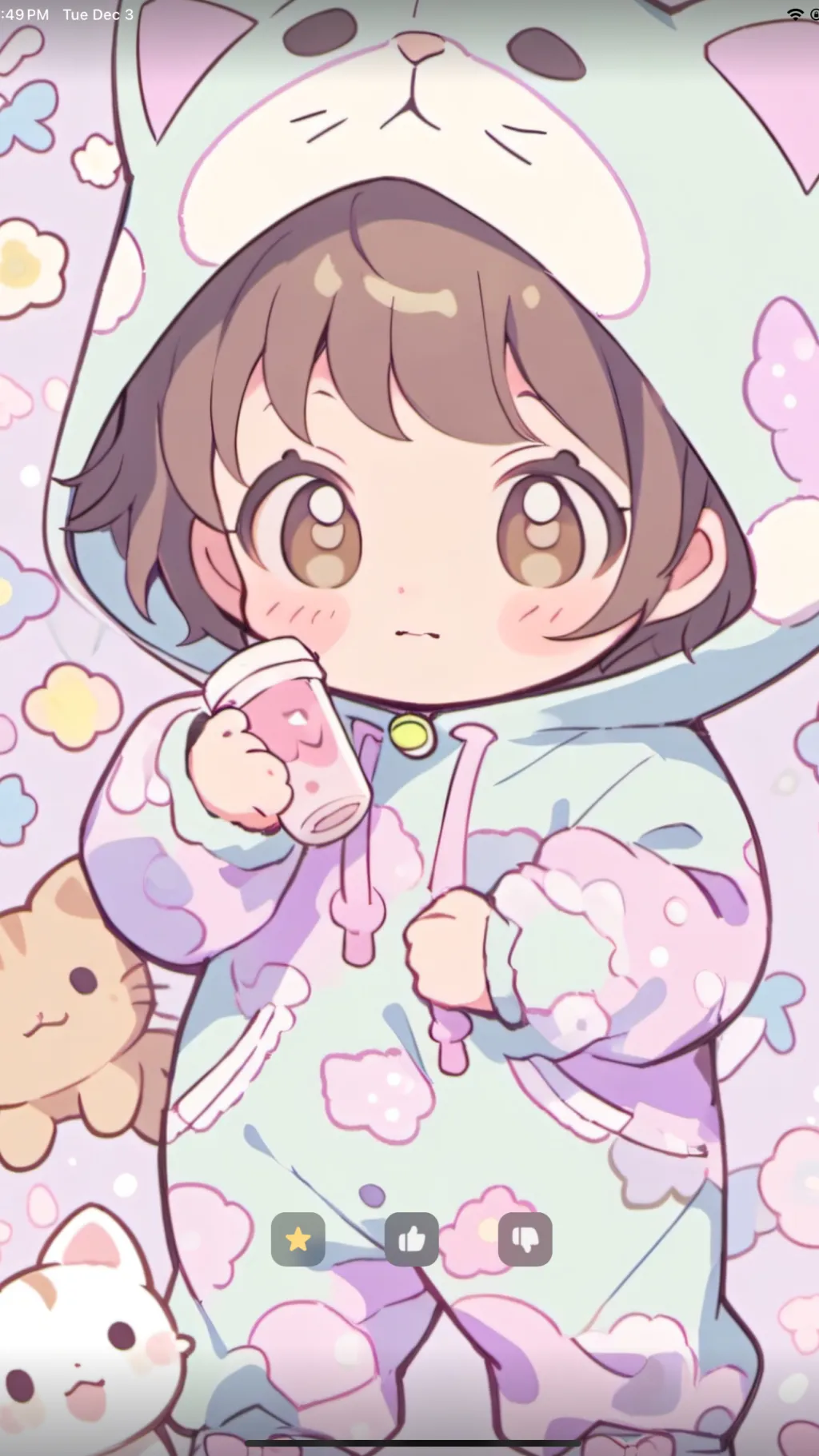 ai character: Lily background