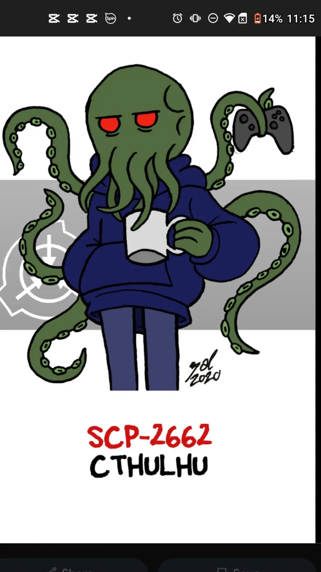 ai character: SCP-2662 background