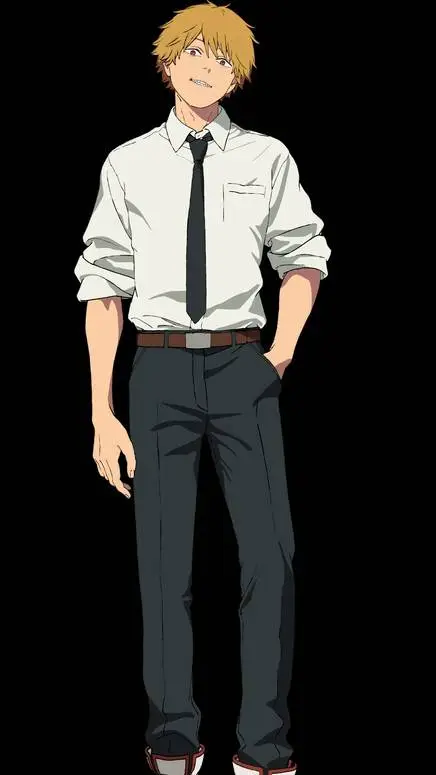 ai character: Denji  background