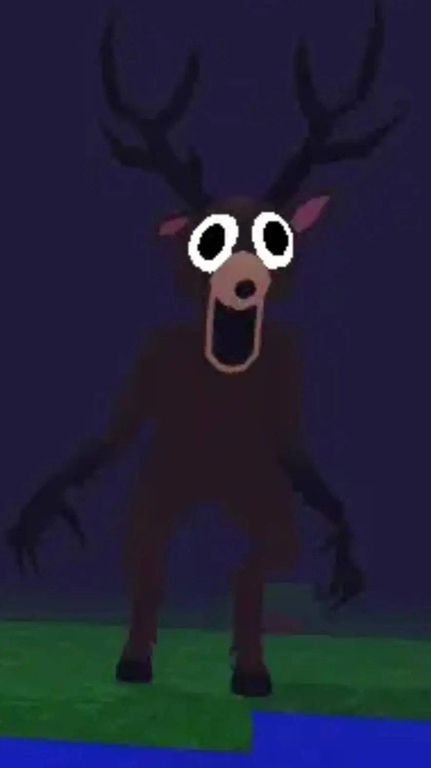 ai character: Deer 99 nights  background