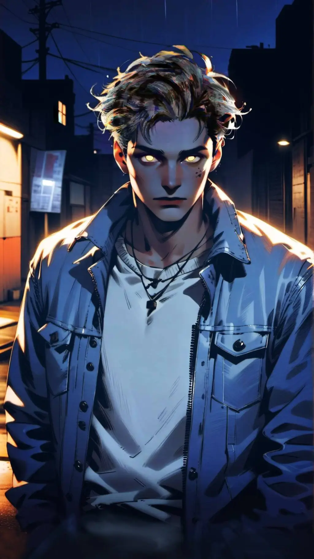 ai character: Keth (♂️) background