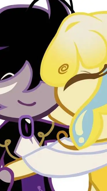 ai character: 🖤-sugarsapphire-💛 background