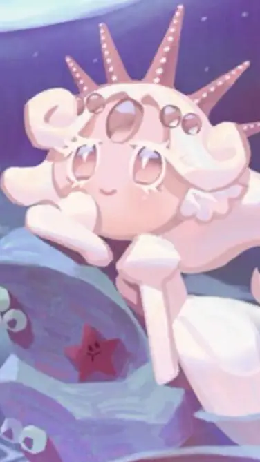 ai character: ⚪-White Pearl-💗 background