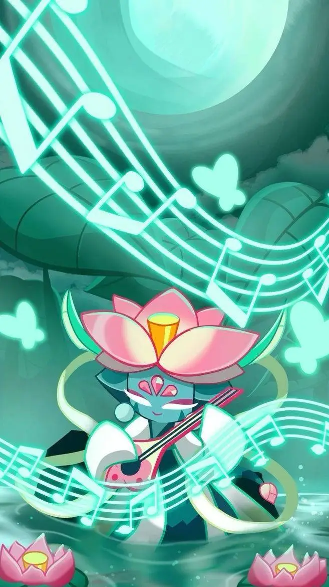 ai character: 🪷-Lotus Dragon-💚 background