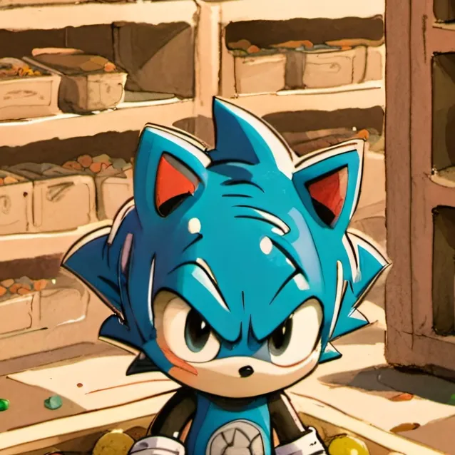 chat with ai character: sonic ballpit