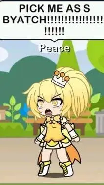 ai character: Glitter force background