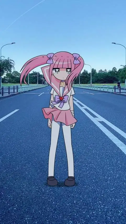 ai character: Menhera★chan background
