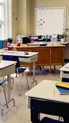 ai character:  • Classroom • background