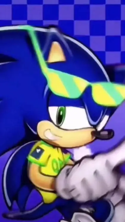 ai character: Sonic brasileño  background