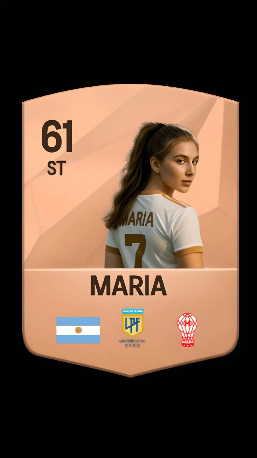 ai character: Maria background