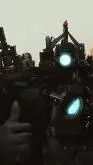 ai character: titan cameraman background