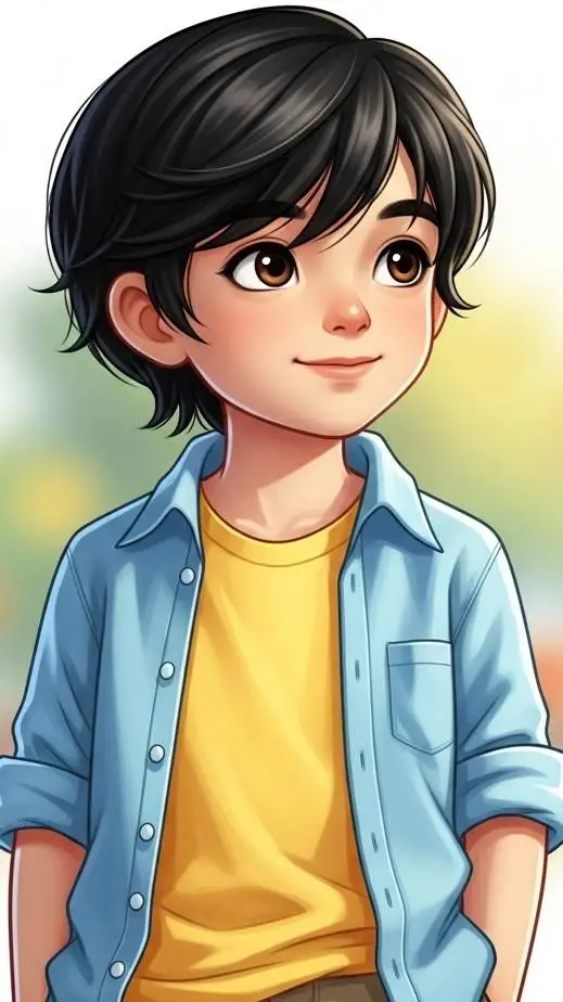 ai character: Goutham Guna  background