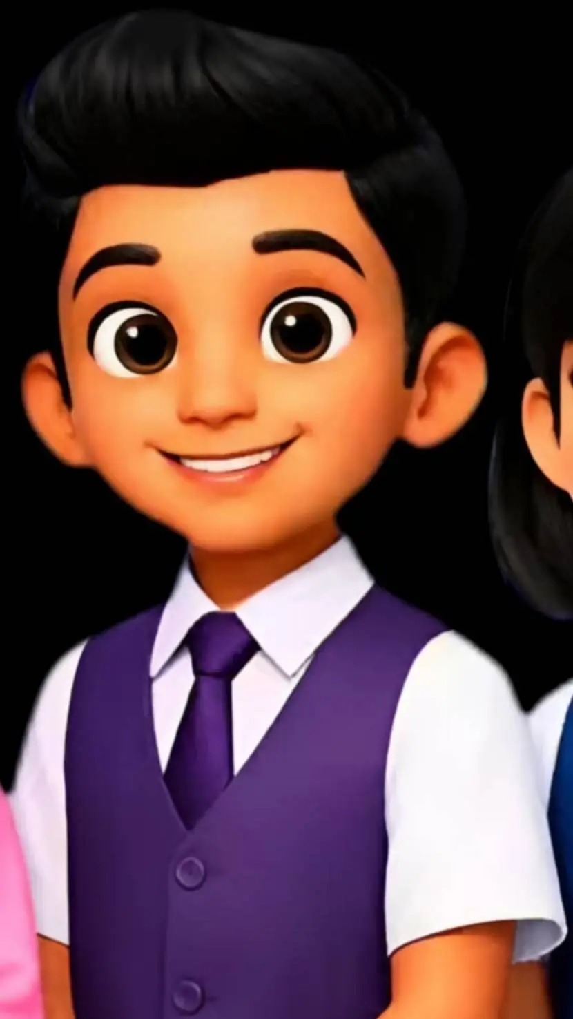 ai character: Santosh  background