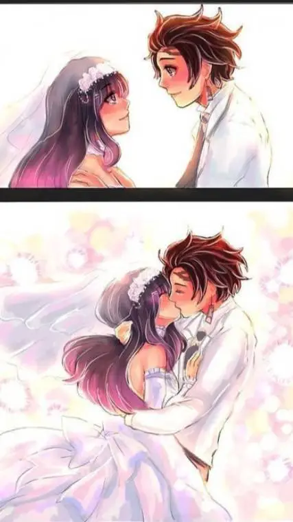 ai character: tanjiro background