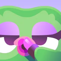 chat with ai character: Duolingo