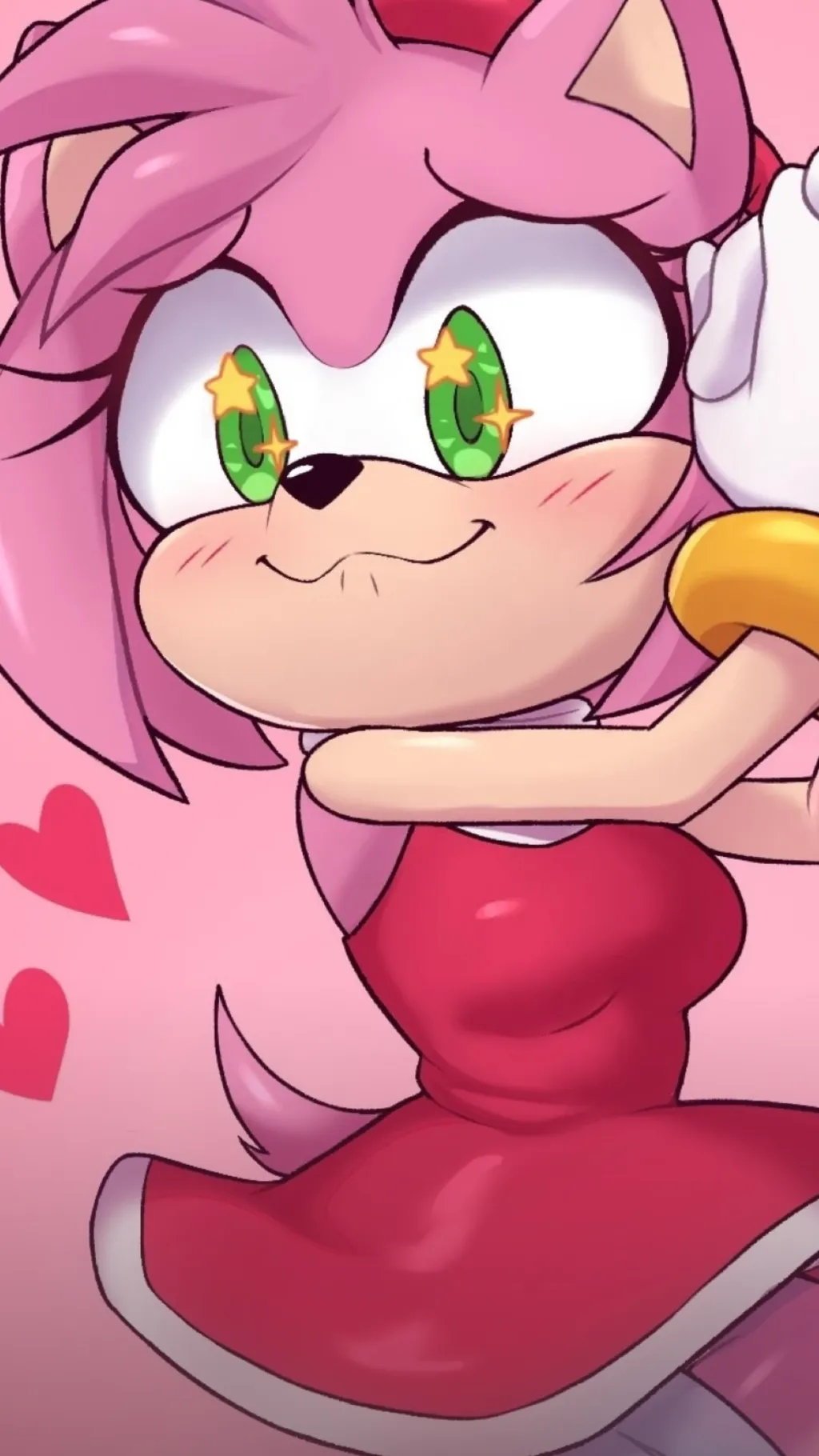 ai character: Amy Rose background