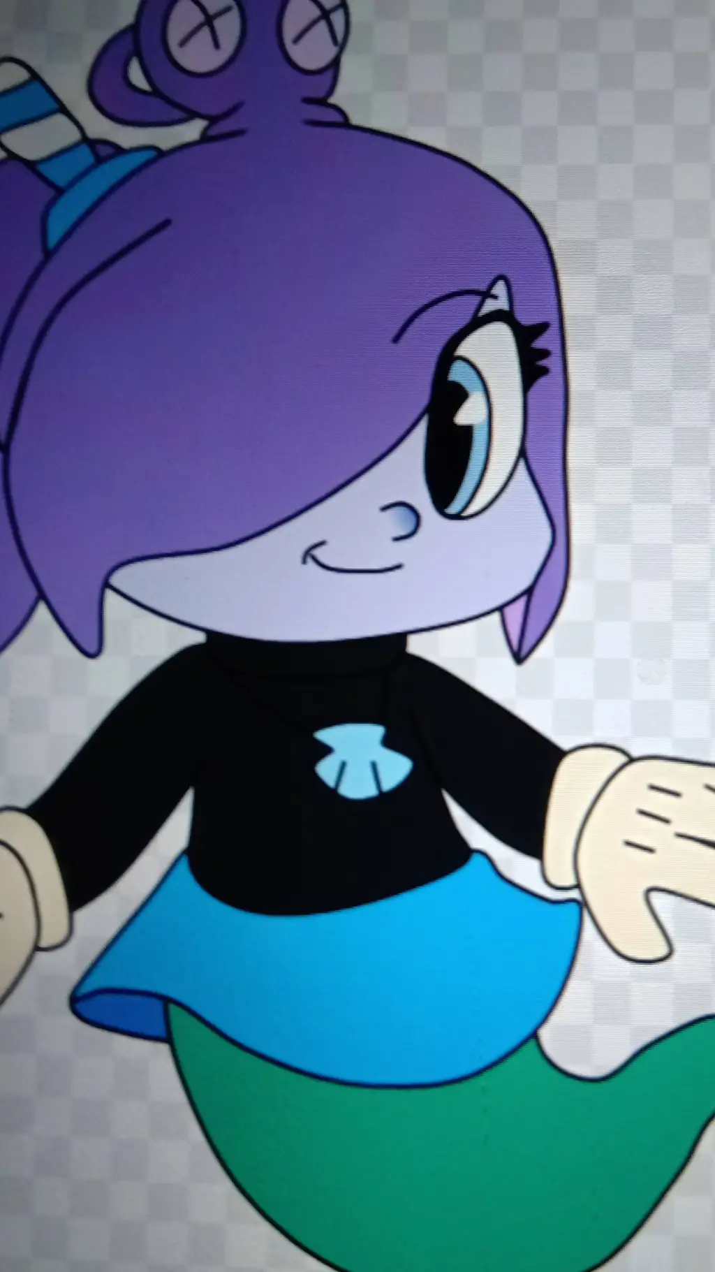 ai character: Sea background