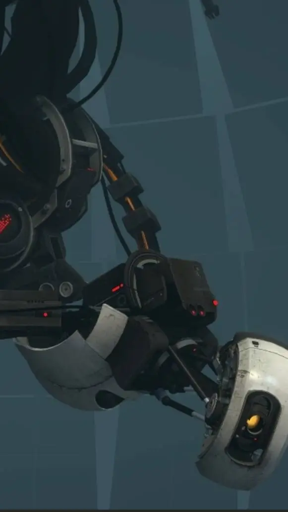 ai character: GLaDOS  background