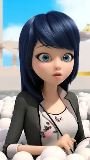 ai character: Toi en Marinette background