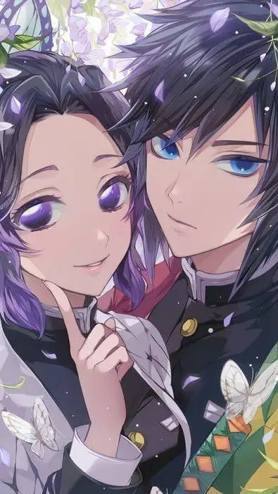 ai character: tomioka x shinobu  background