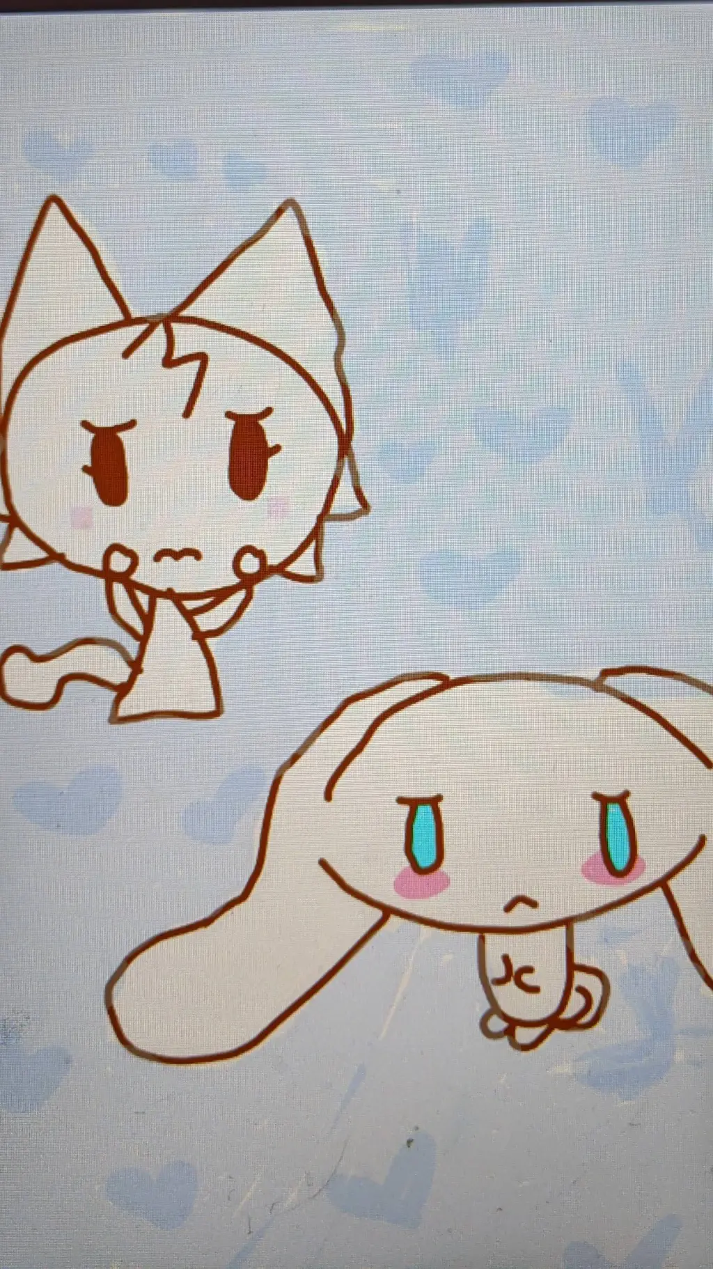 ai character: cinamoroll x wenda background