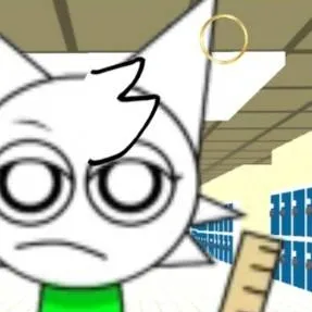chat with ai character: sprunki but baldi