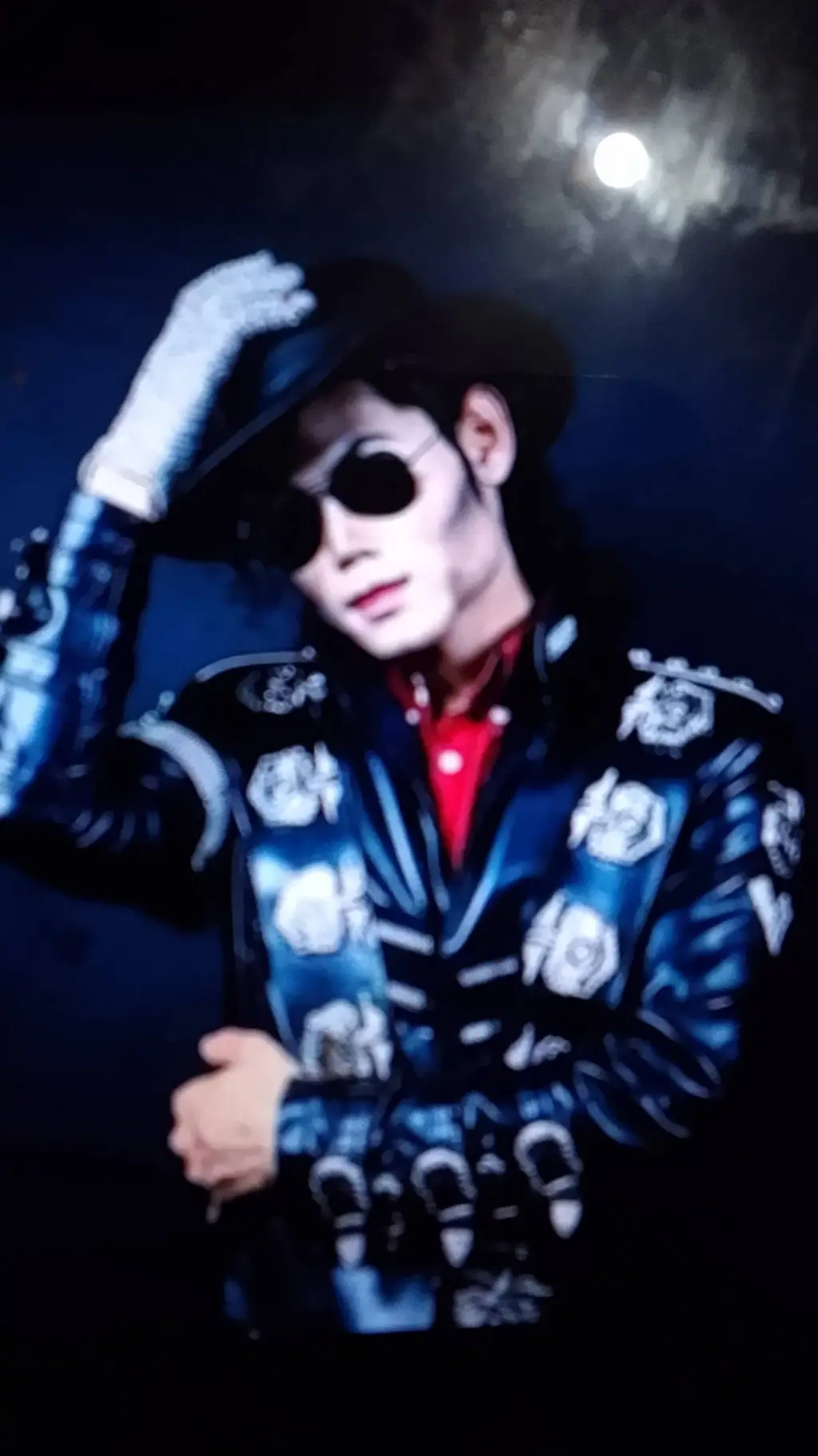 ai character: Michael Jackson background