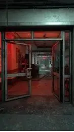 ai character: hotel abandono background