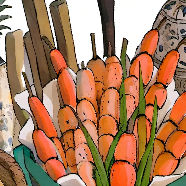 chat with ai character: The food