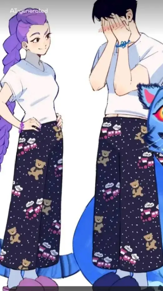 ai character: KDH sleepover  background