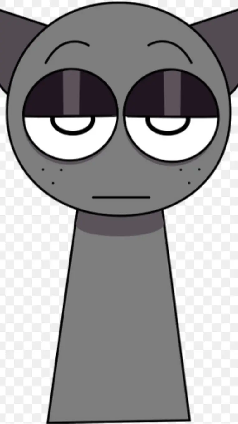 ai character: Gray background