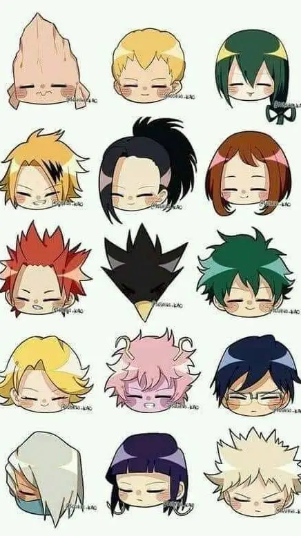 ai character: Mha kids!! background