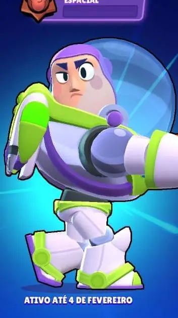 ai character: buzz lyghteyar background