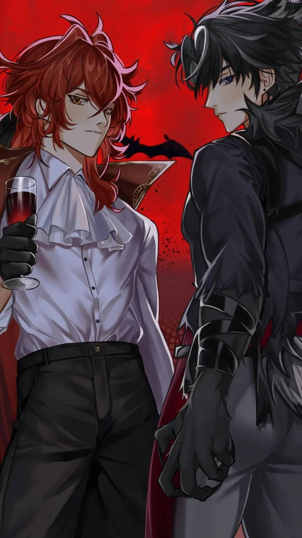 ai character: Vampireandwerewolf background