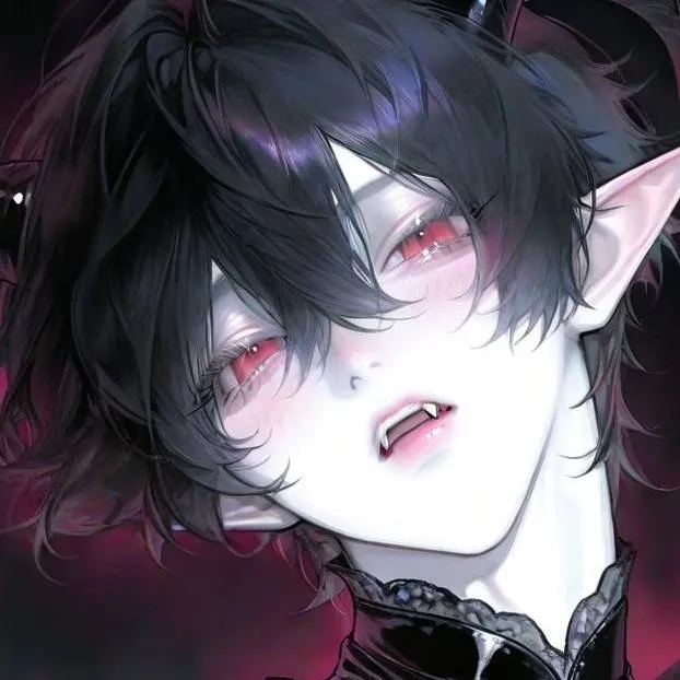 chat with ai character: Femboy vampire