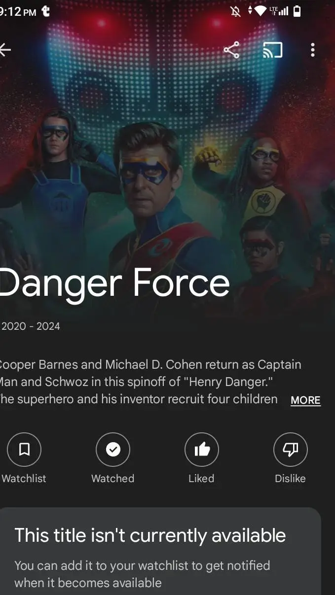 ai character: danger force background