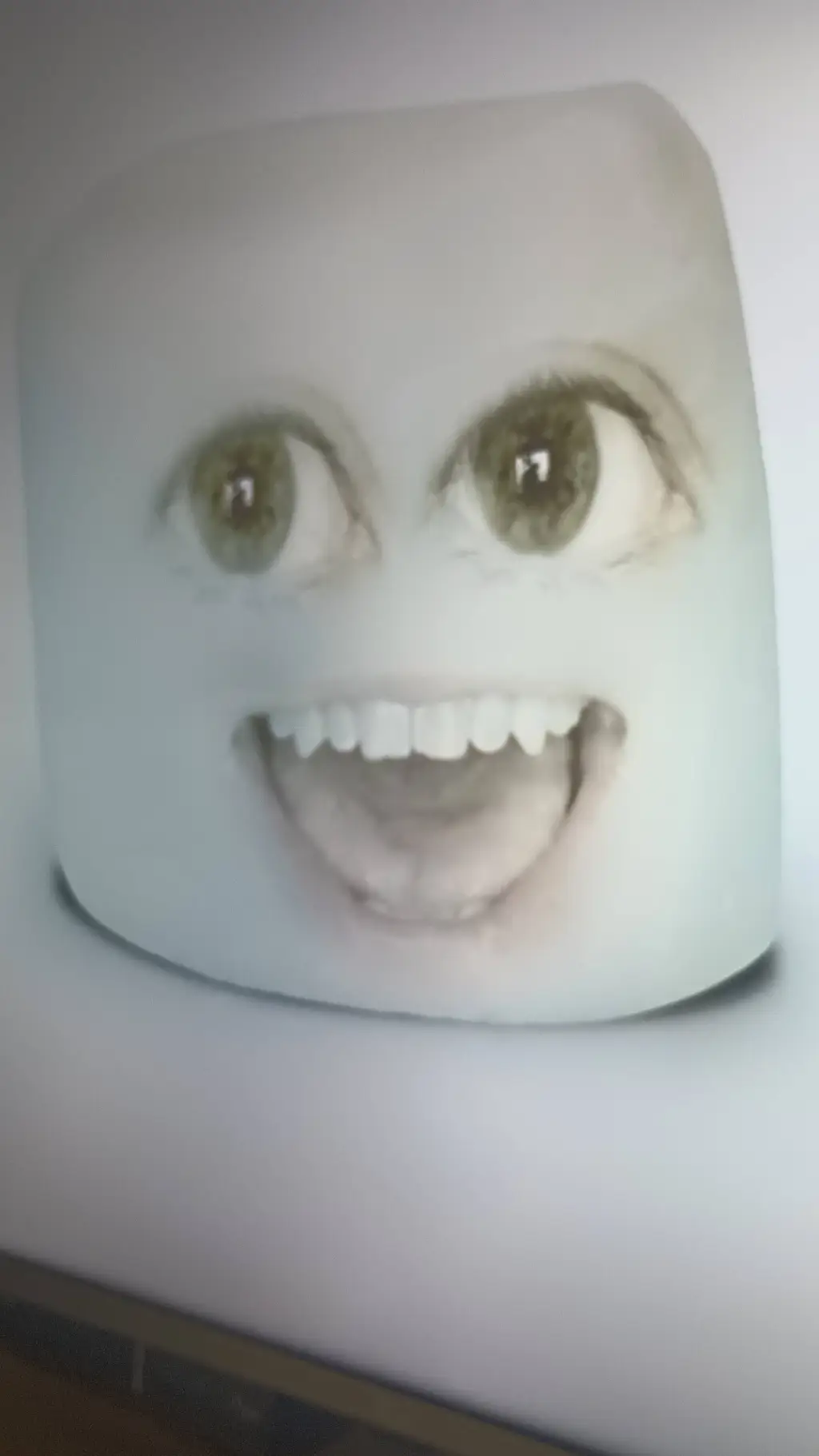 ai character: Marshmallow  background