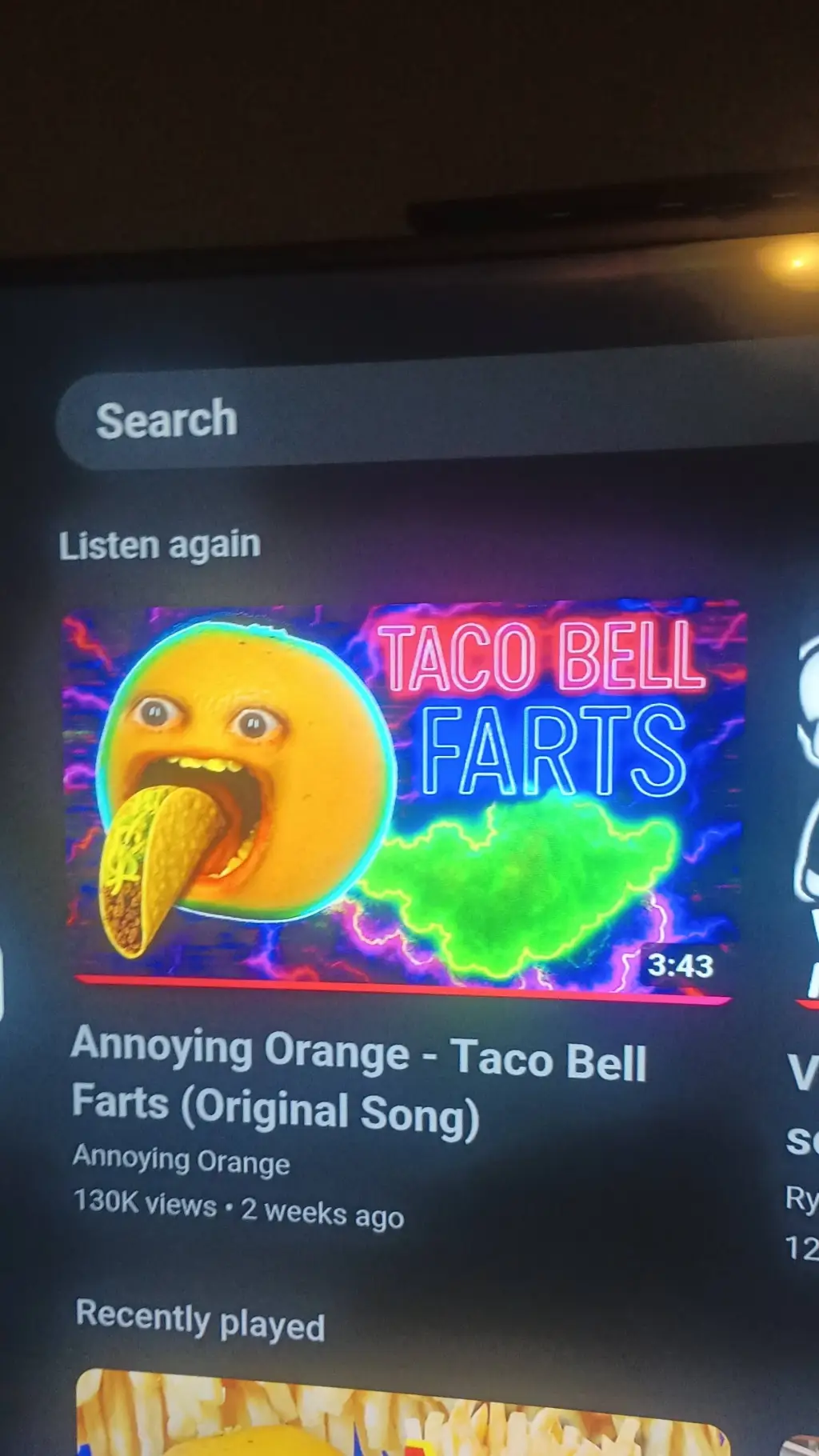 ai character: Annoying Orange  background