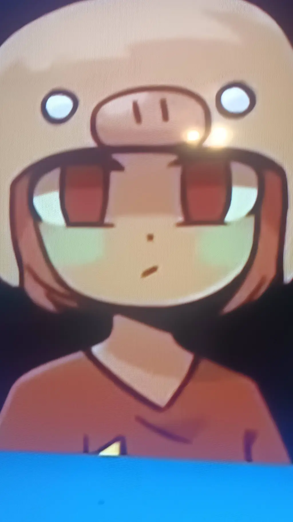 ai character: Little girl  background