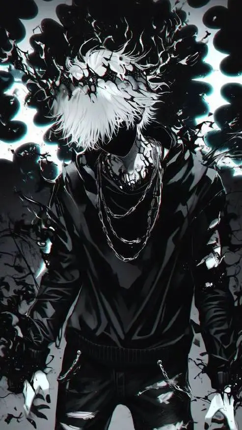 ai character: dark background
