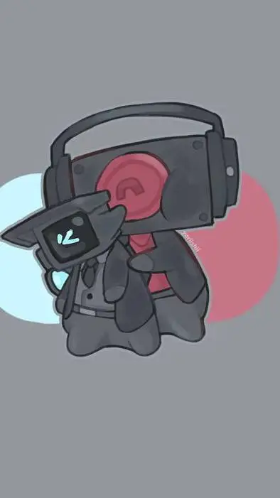 ai character: dark speakerman background