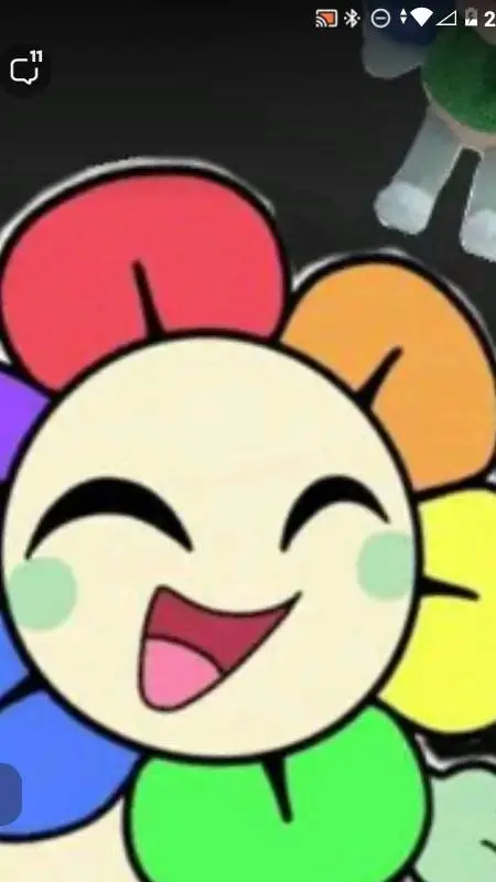 ai character: dandy x shrimpo background