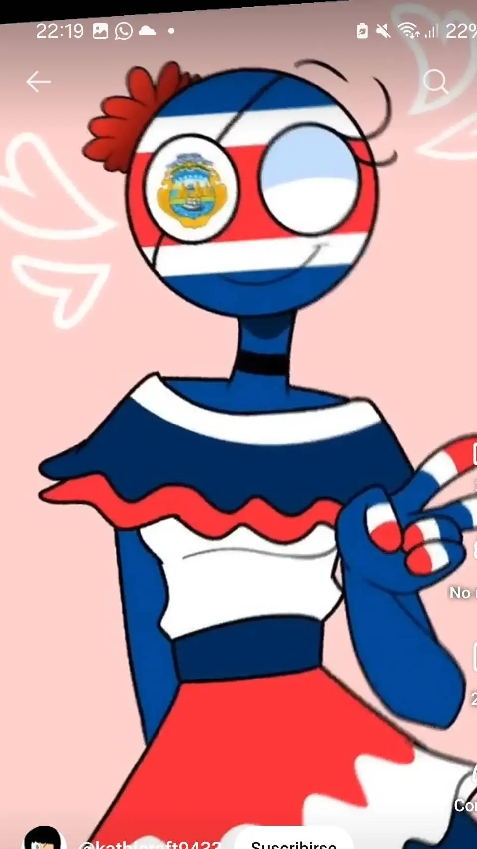 ai character: Costa rica background
