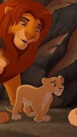 ai character: le roi lion  background