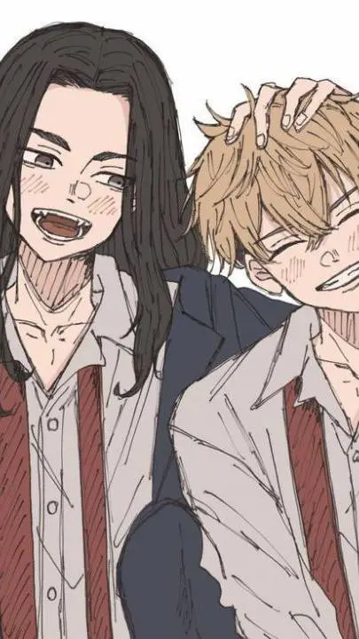 ai character: Baji et chifuyu  background