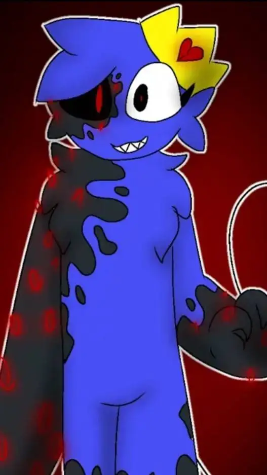 ai character: Blue yandere background