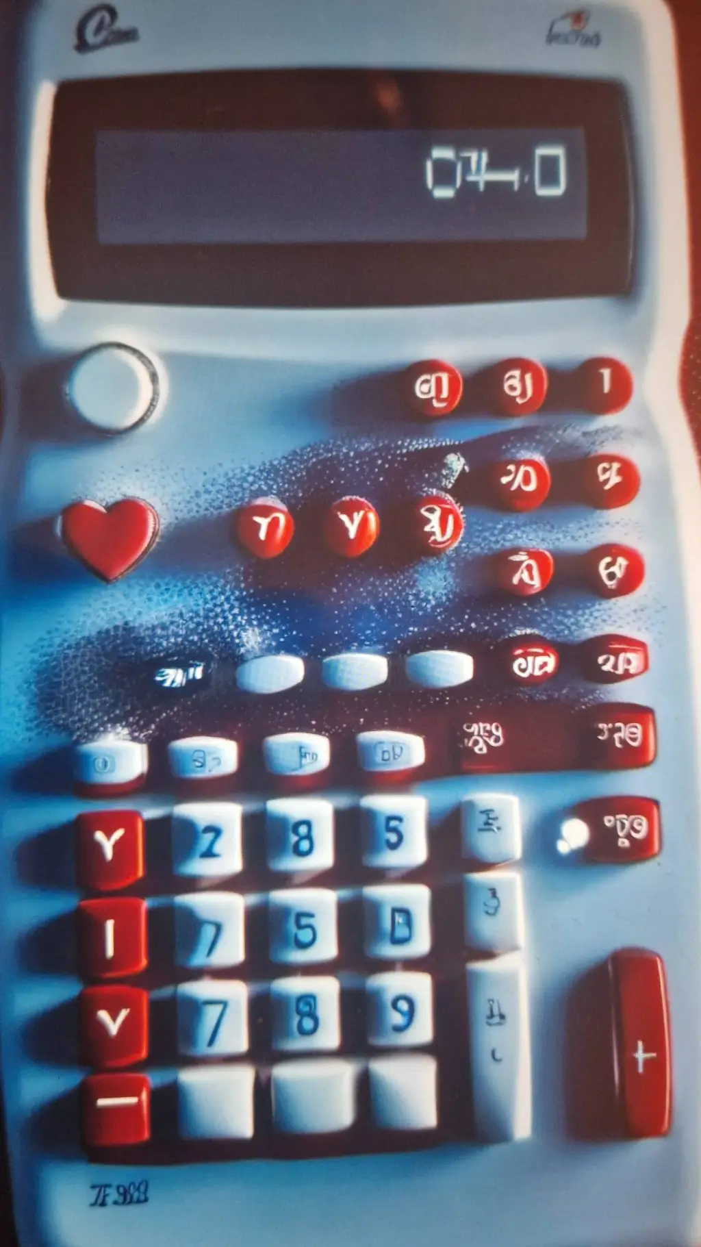 ai character: Calculatrice d'💖 background