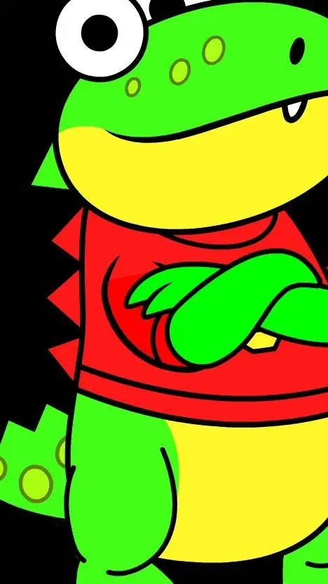ai character: Gus the gummy gato background