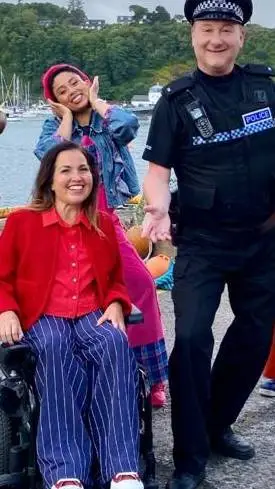 ai character: Balamory 2026 background