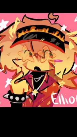 ai character: 🍕🔥~Elliot★💛 background